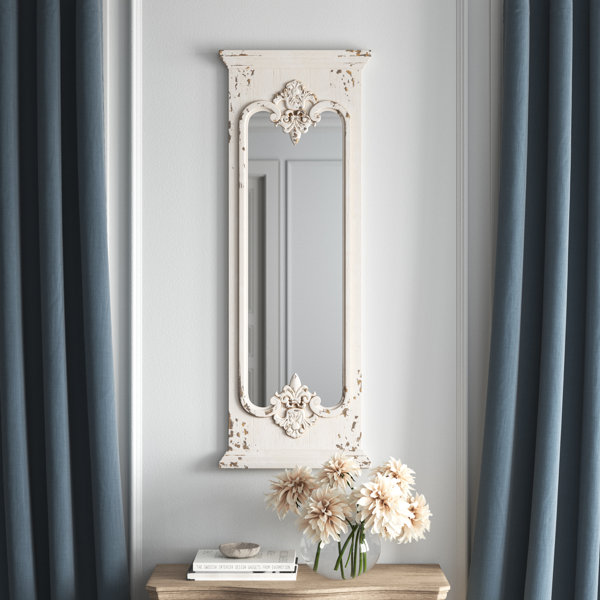 Laurel Foundry Modern Farmhouse Upper Swainswick Rectangle Wood Mirror